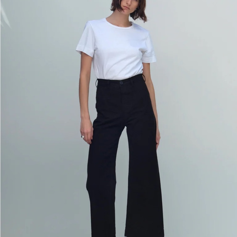 Jesse Kamm Black Sailor Pants sz 16